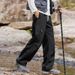 Waterproof Men's Cargo Spring Autumn 2024 New Outdoor Straight Leg Loose Fit Versatile Casual Long Pants_viptrois.com