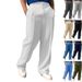 Men's Athletic Jogger Pants – Lightweight Polyester With Drawstring Waist & Breathable Fit (S-3XL, 9 Colors)_viptrois.com