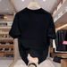 Summer Pure Cotton Short Sleeve T-Shirt For Men Versatile Wearable Trendy Base Layer Couple's Top Breathable Men's Clothing_viptrois.com