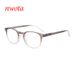 Reading Glasses Two Color Gradient Elastic Paint Frame Spring Legs Old Light Mirror Rivet Round Reading Glasses_viptrois.com