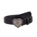 Factory Direct supply new metal love snap belt versatile simple retro women's belt decorative jeans with fashion_viptrois.com