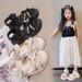 Girls Sandals 2025 Summer New Fashion Soft Bottom Non Slip Little Girl Pearl Princess Shoes Middle And Large Children's Beach Shoes_viptrois.com