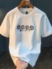 Summer Pure Cotton American Style Cartoon Printed Short T-shirt Loose Round Neck Ins Casual Half Sleeved Top Trend_viptrois.com