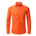 Men's Clothing Commuting Simple Casual Professional Shirt Company Work Clothes Business Shirt_viptrois.com