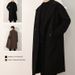 Loom Loom Cuban Collar Trench Mid-Length Autumn Padded Thickened Double-Breasted Wool Men's Woolen Coat_viptrois.com