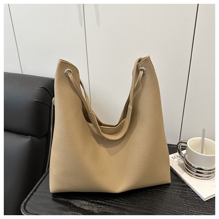 Women's Bags Textured Retro Large Capacity Ladies Mother And Child New Leisure Two Piece Suit Stylish Shoulder Tote Bag Female_viptrois.com