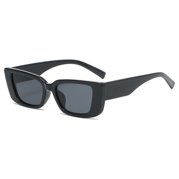 Small Square Retro Sunglasses For Women & Men - Cat Eye Plastic Frame (UV Protection, Unisex)_viptrois.com