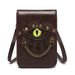 Halloween Women's retro style rivet shoulder messenger bag PU leather MINI small square bag_viptrois.com