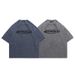 Summer New Chinese Style Brand Washed Vintage Print Short Sleeve Loose Fit Couple's Drop Shoulder T-Shirt_viptrois.com
