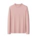 Pure Cotton Long Sleeve 230g Round Neck Base Layer For Men Versatile Solid Color Men's T-Shirt With Embroidered Logo_viptrois.com