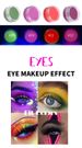 12 Color Fluorescent Eyeliner Halloween Face Color European Beauty makeup_viptrois.com