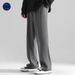 Men's Clothing Loose Straight Floor Length Wide Leg Suit Casual Trousers_viptrois.com