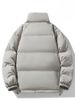 Men's Trendy Cropped Puffer Jacket – 85% White Duck Down (600+ Fill Power, Waterproof, 6 Sizes, Streetwear Style)_viptrois.com
