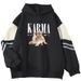 American Style Color Block For Men, Loose Fit, Niche Cat Print Pullover, Cool Outerwear Sweatshirt_viptrois.com