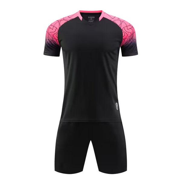 Men's Clothing children's competition training jersey sweat-absorbent breathable printed cross-border short-sleeved football uniform suit_viptrois.com