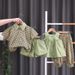 Children's Suit Summer New Korean Version Boys And Girls Floral Short Sleeved Shorts Two Piece Suit Children's Floral Anti Mosquito Pants Trend_viptrois.com