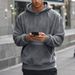 Men’s Fleece-Lined Hooded Sweatshirt – Winter-Ready Pullover With Cozy Double-Layer Fabric (Gray/Black/Khaki/Navy/Blue/Brown)_viptrois.com