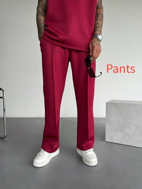Men's Clothing 2024 New Pants Men's Four Seasons Loose Straight Sports Casual Trousers Hot Selling Suit Long_viptrois.com