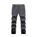 Men’s All-Season Softshell Pants – Windproof Fleece-Lined Hiking Trousers With Stretch Fit For Mountain Trekking & Urban Commute (Black, Gray)"_viptrois.com