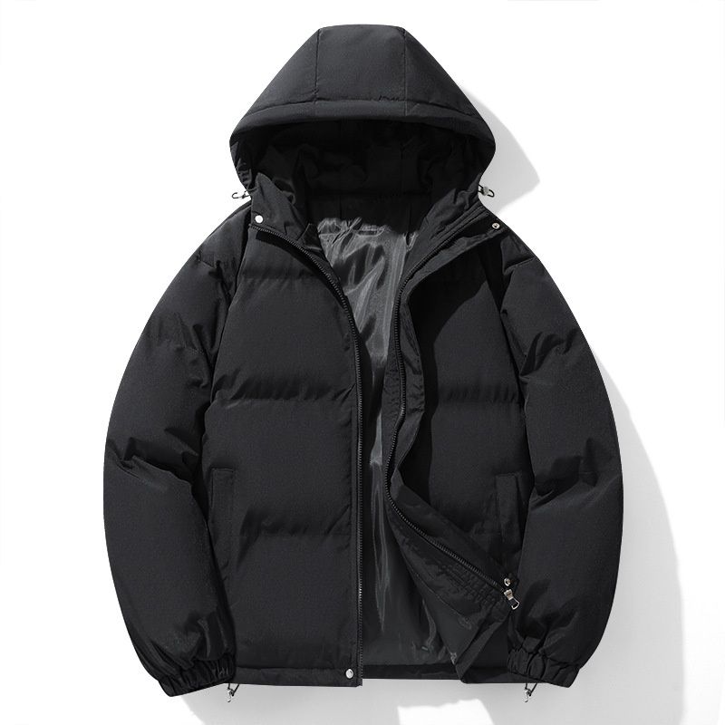 Nordmann Cross-Border Wholesale Live Hot-Selling Down Men's Winter Plus Size Youth Cotton Padded Hooded Puffer Jacket_viptrois.com