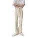 Men's Clothing 2025 New Spring And Autumn Mopping Pants Simple Casual Trousers Men 2023 New Loose Straight Trousers Black Versatile Trousers Trend_viptrois.com