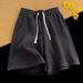 Men's Clothing Casual Breathable Shorts For Men And Women Sporty Trendy Solid Color Five Point Pants For Formal & Casual For Women_viptrois.com
