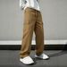 Men's Casual Cargo Pants New Exclusive Edition Sports Style Multi Pocket Long Gray_viptrois.com