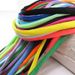 Shoe Accessories Circular Shoelaces Basketball Shoes Casual Shoes Sports Shoes Work Shoe Ropes Black And White Color Shoelace Ropes_viptrois.com