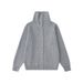 Pure Wushu Men's Clothing 25 Autumn Winter New Japanese Retro High Collar Cardigan Sweater Unisex Solid Color Loose Lazy_viptrois.com