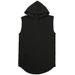High Street Hooded Vest For Men Summer Fitness Training Basketball Shoulder Vest Trendy American Style Vintage Sleeveless T-Shirt_viptrois.com