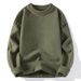 Pullover Round Neck Color Line Long Sleeve Sweater Trendy Men's Warm Casual Knitted Sweater Men's Clothing_viptrois.com