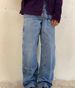 Men's Clothing Washed Jeans Cleanfit Workwear Loose Straight Logging Pants_viptrois.com