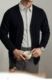 Men's Clothing Version Of Autumn New Style Knitted Sweater Men's Sweater Fashion Knitted Cardigan Casual Jacket Outerwear_viptrois.com