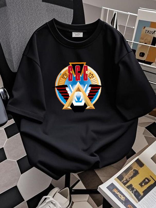 Stargate SG1 SGC Logo T Shirt Licensed Sci-Fi TV Alien Show Adult Tee New Slate Versatile Slightly Designer Clothes Summer Stretched Stylish_viptrois.com
