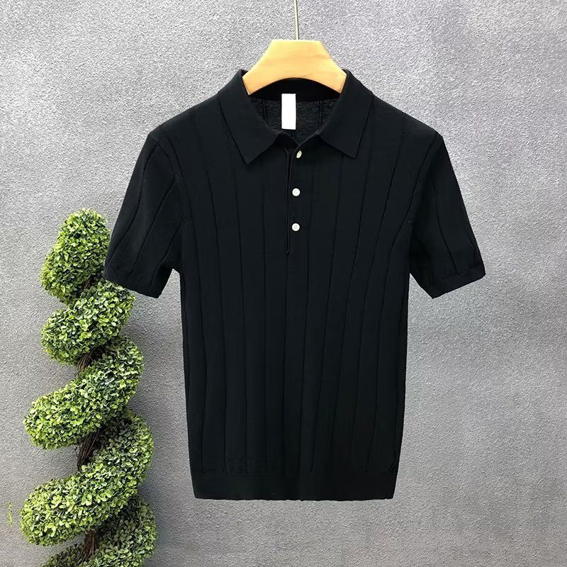 Men's Clothing Spring Literary Ins Fashion Trend Men's Shirt Home Five Point Sleeves New Style Simple Youth Popular_viptrois.com
