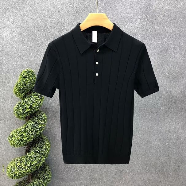 Men's Clothing Spring Literary Ins Fashion Trend Men's Shirt Home Five Point Sleeves New Style Simple Youth Popular_viptrois.com