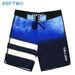 Men's Stretch Quick-Drying Surfing Beach Pants Bodybuilding Competition Horizontal Striped Loose Sports Spot Shorts_viptrois.com