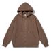 Men's Clothing Men's Spring And Autumn Cardigan Sweatshirt Zipper Hooded Sweatshirt Solid Color Loose Sports Cardigan Knitted Jacket Men's_viptrois.com