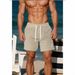 Men's Clothing Summer Corduroy Five Point Shorts Men's Corduroy Cargo Shorts – Stretchable Summer Beach Shorts With Utility Pockets_viptrois.com