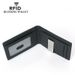 Men's Wallet Card Cases Men's Carbon Fiber Textured Dollar Wallet, Hot Selling Short Cowhide RFID Anti Theft Wallet_viptrois.com