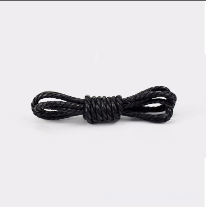 Shoe Accessories leather shoes laces round casual shoes toe shoes martin boots coconut black and white color_viptrois.com