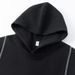 Men's Premium Cotton Blend Hooded Sweatshirt – American Vintage Inspired Patchwork Design With Oversized Fit For Streetwear & Casual Loungewear_viptrois.com