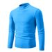 Men's Slim Fit Mock Neck Sweater – Lightweight Knit Pullover For Layering & Standalone Wear_viptrois.com