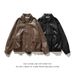 Men's Clothing Simple Men's And Women's Motorcycle Leather Jackets Spring And Autumn Handsome Business Casual Fashion Street Solid Color Men's Jackets_viptrois.com
