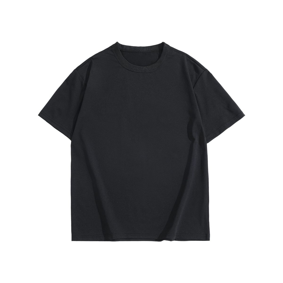 Summer Retro Heavy-duty Short-sleeve Oversized Drop-shoulder Pullover Trendy Street Loose Casual Simple Top_viptrois.com