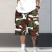 Men's Summer Capri Shorts Loose Fit Multi Pocket Sports Casual Cargo Pants Drawstring Waist Stylish Versatile_viptrois.com