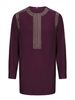 Men's Clothing Ethnic Style Long Sleeve Embroidery Casual 2 Piece Suit_viptrois.com