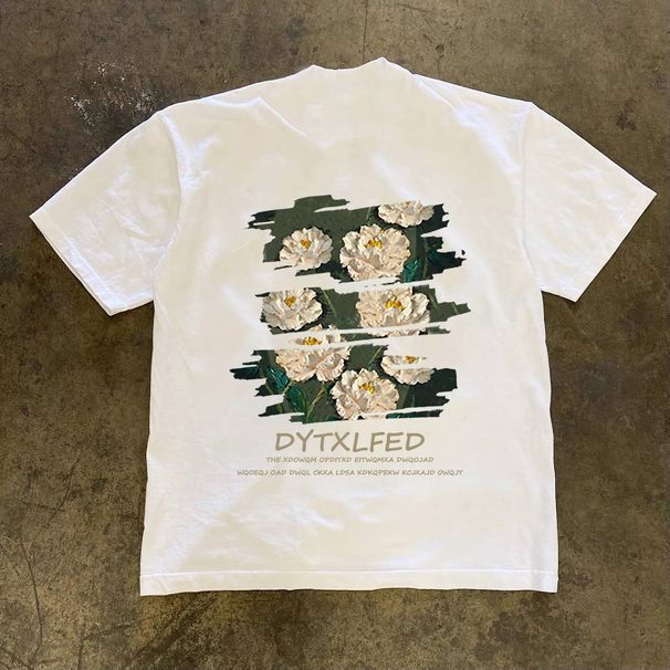 2025 Summer Essential Unisex Oversized Cotton Short-Sleeve T-Shirt – Trendy Loose Fit Casual Tee For Men And Women_viptrois.com