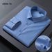 Men's Clothing Breathable Bamboo Fiber Long Sleeve Shirt - Stretch Comfort, Wrinkle-Free, Business Casual & Interview Ready (Multiple Colors & Sizes)_viptrois.com