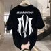Men's Clothing Fashion Boys Round Neck Heavy Cotton Short Sleeves Summer New Style Printed T Shirt Youth Half Sleeve Tops_viptrois.com